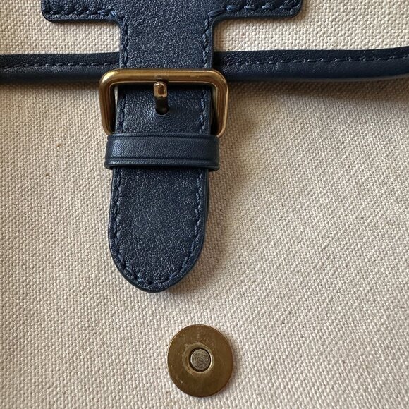 J. Crew Large Classic Saddle Bag - Picture 6 of 7